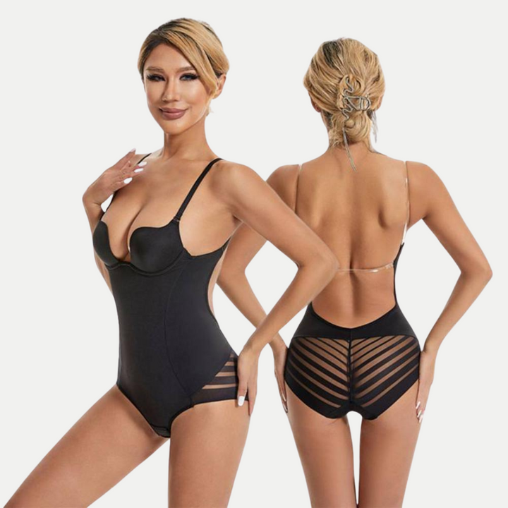SculptEase – Backless Shapewear Bodysuit
