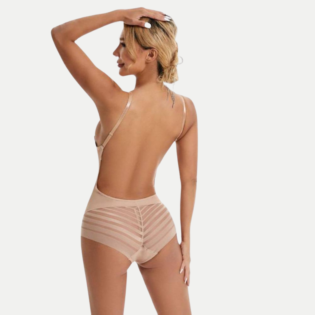 SculptEase – Backless Shapewear Bodysuit