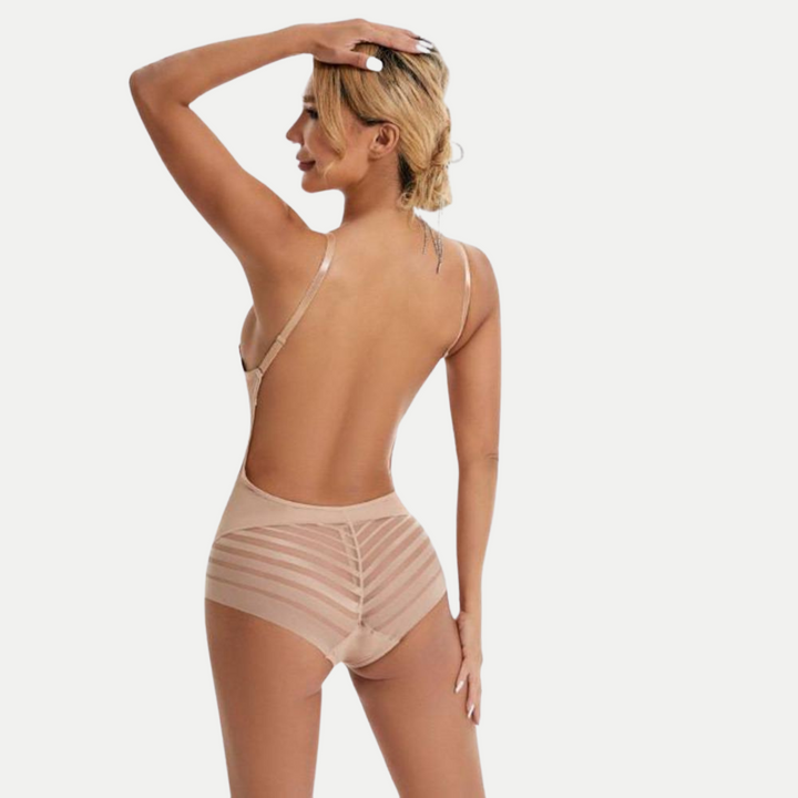SculptEase – Backless Shapewear Bodysuit