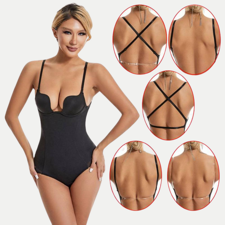 SculptEase – Backless Shapewear Bodysuit