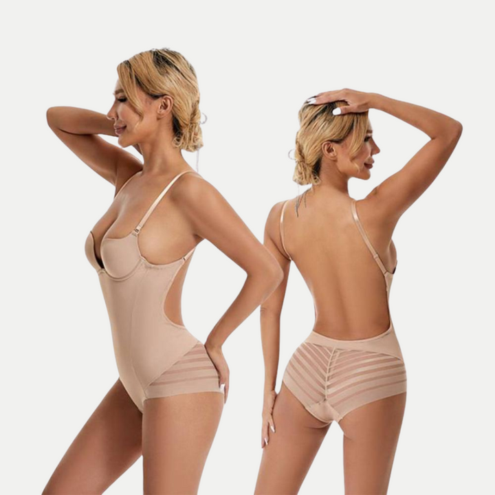 SculptEase – Backless Shapewear Bodysuit