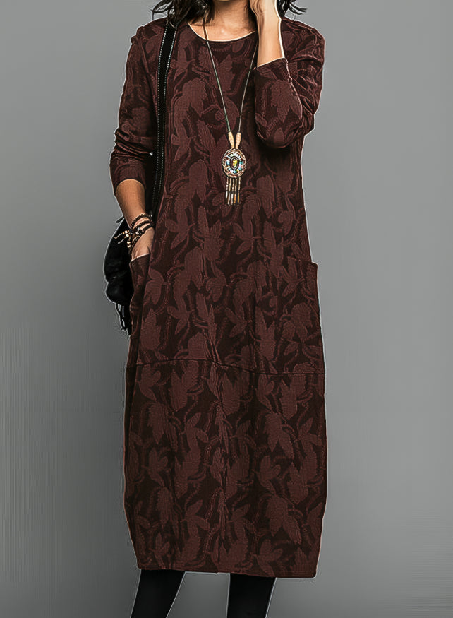 Kate™ | Casual Round Neck Winter Dress