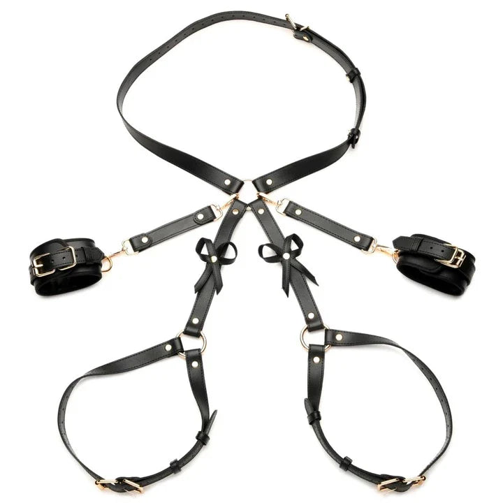 Seductive Leather Harness Set