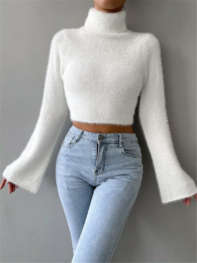 Maisie™ | Polo Neck Crop Top