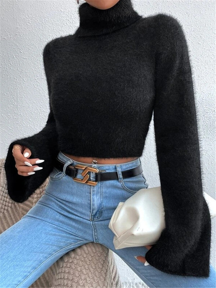 Maisie™ | Polo Neck Crop Top