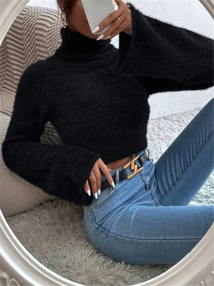 Maisie™ | Polo Neck Crop Top