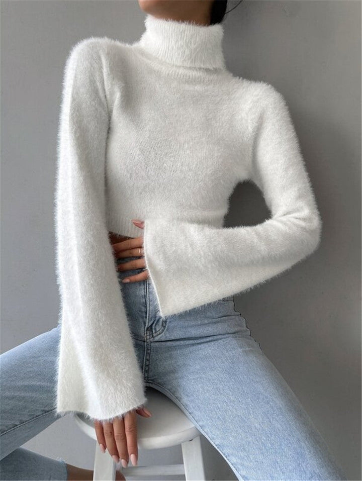 Maisie™ | Polo Neck Crop Top