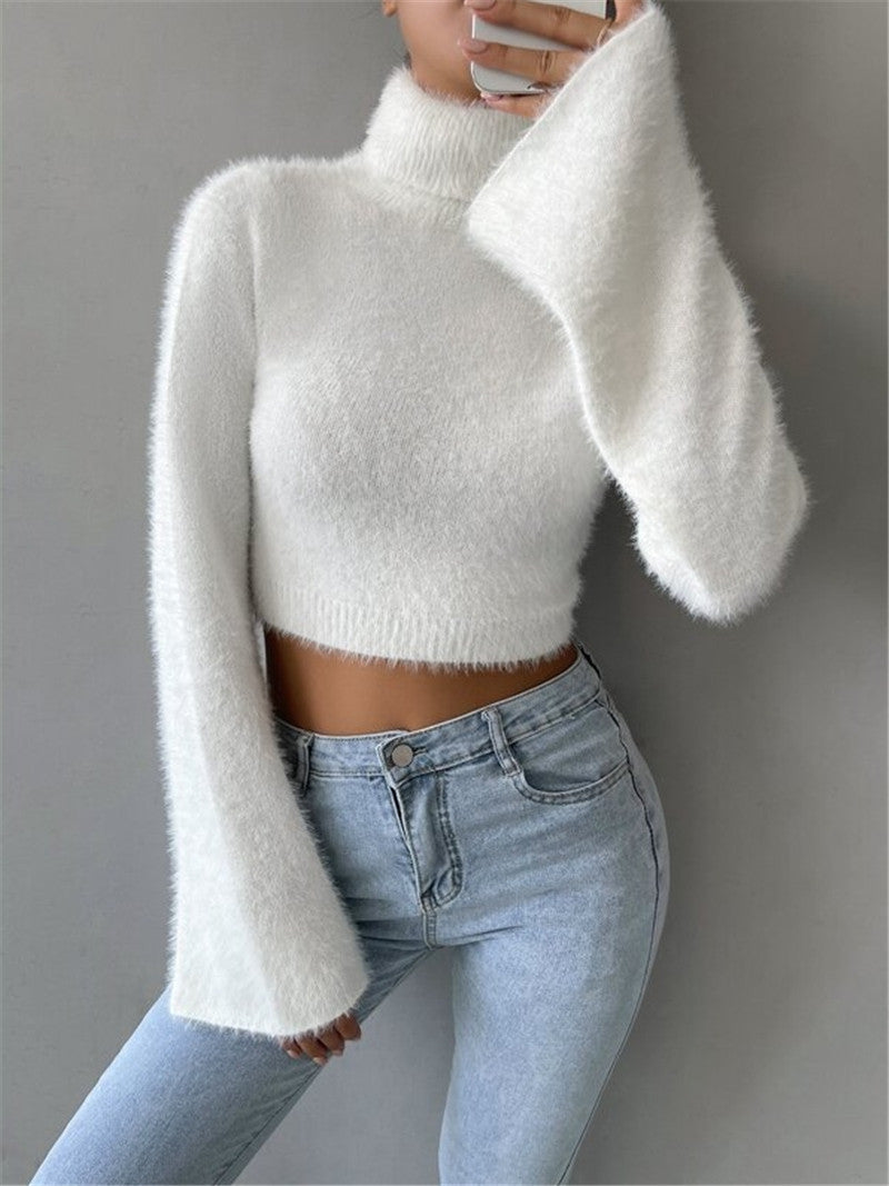 Maisie™ | Polo Neck Crop Top